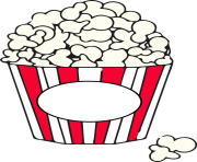 Popcorn free to use clipart 2