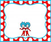 gorgeous dr seuss border party invitation template according newest invitations