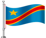 Democratic Republic of the Congo Flag PNG Clip Art