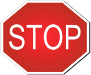 Stop Road Sign PNG Clipart