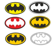 mini logo batman clip art png
