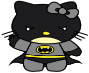 hello kitty batman cute png transparent