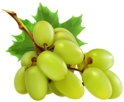 White Grapes PNG Clipart