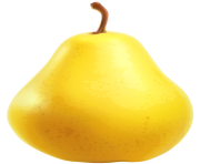 Yellow Pear PNG Clipart