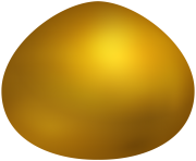 Gold Easter Egg PNG Clip Art