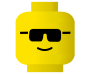 cool glass emoji lego clipart face