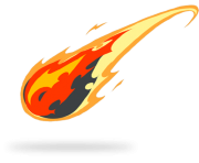 comet tail drawing fire png transparent