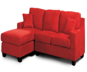 Red Sofa Furniture PNG File