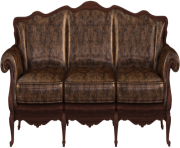 sofa furniture couch old png image