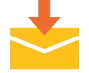 emoji android envelope with downwards arrow above