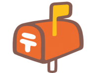 emoji android closed mailbox with raised flag