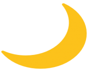 emoji android crescent moon