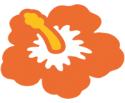 emoji android hibiscus