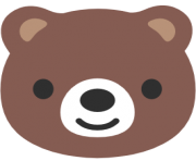 emoji android bear face
