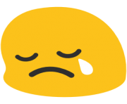 emoji android crying face