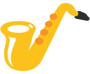 emoji android saxophone