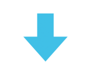emoji android downwards black arrow