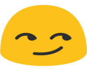 emoji android smirking face