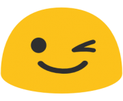 emoji android winking face