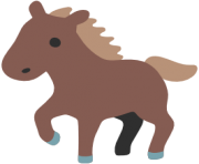 emoji android horse