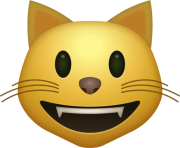 Smiling Cat Emoji Png apple hd high resolution