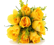 Yellow Flowers Bouquet Flowers Png Photos