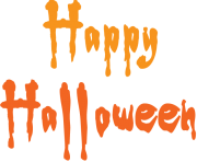 happy halloween logo png