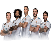 Real Madrid Png Marcelo Kroos Ronaldo Bale Ramos