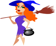Free clipart of halloween witches 3