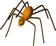 Halloween hanging spider clipart free clipart images 2