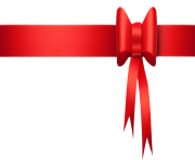 red christmas ribbon png clip art