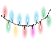 Christmas Decoration Lights PNG Picture