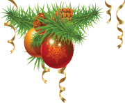 christmas fir tree ball png image