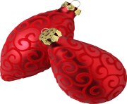christmas ball red for tree png image