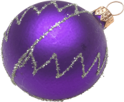 purple hd ball christmas png image