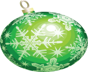 christmas ball toy flake green png image
