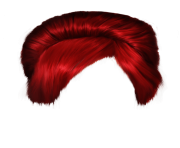 red women hair png image