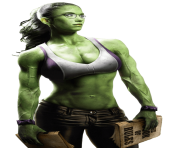 she hulk transparent background by camo flauge
