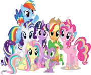 my little pony clipart group