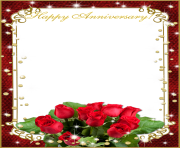 Wedding frame png with flower love