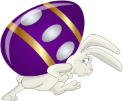 Bunny and Egg PNG Clip Art Image