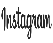 Instagram logo png text