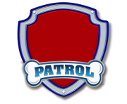 paw patrol logo blank