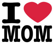 i love mom mothers day logo png