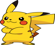 pikachu not happy pokemon png