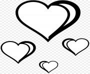 heart clipart black and white book