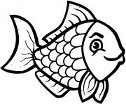 animal fish black and white clipart