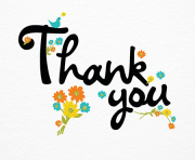 thank you card clipart