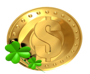 Transparent Gold Saint Patrick Lucky Coin PNG Picture