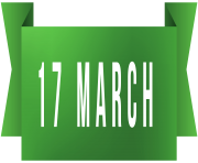 St Patrick s Day Green Banner PNG Clip Art